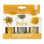 Obrázek k výrobku 26903 - Decora Dekoračná sada mix zlatá a viacfarebná