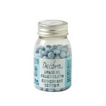 Obrázek k výrobku 26904 - Decora Mini šošovky z mliečnej čokolády tyrkysové