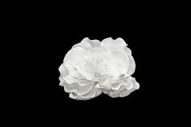 Detail k výrobkuDekoratívný kvet ruža biela 14cm (1ks)