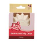 Obrázek k výrobku 26886 - FunCakes Bloom košíčky na pečenie - biele (48 ks)