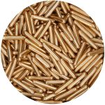 Obrázek k výrobku 26879 - FunCakes metalické cukrové tyčinky XL svetlo zlaté 70 g