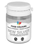 Detail k výrobkuJedlá prachová perleťová farba Food Colours New Silver Shimmering 20g