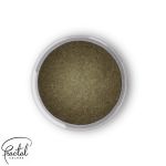 Detail k výrobkuJedlá prachová perleťová farba Fractal - Golden Olive (1,6 g)