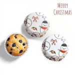 Detail k výrobkuKošíčky na muffiny biele s vianočnými motívmi (75 ks)