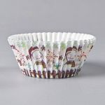 Detail k výrobkuKošíčky na muffiny s vianočným motívom Snehuliaci (100 ks)