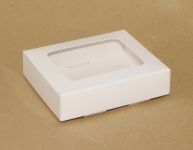 Obrázek k výrobku 25295 - Krabička na pralinky s okienkom bielá lesklá(12x10x207cm)-(1ks)