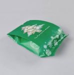 Obrázek k výrobku 27313 - Mikulášske vrecko zelené s vianočným stromčekom (20 x 9 x 7 cm)