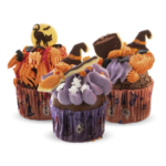 Obrázek k výrobku 26951 - Mix halloweenskych dekorácií – metla, tekvica, mačka-mix (10ks)