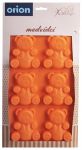 Detail k výrobkuOrion Silikónová forma na pečenie Medvedíci (6 ks) oranžová