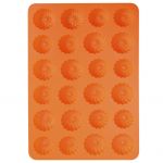 Detail k výrobkuOrion Silikónová forma na pečenie Venčeky (24 ks) oranžová
