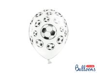 Detail k výrobkuPartyDeco balóniky biele Futbalové lopty (6 ks)