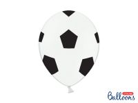 Detail k výrobkuPartyDeco balóniky bielo-čierne Futbal (6 ks)