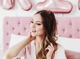 Obrázek k výrobku 22302 - Partydeco čelenka "Bride" nevesta ružové zlato