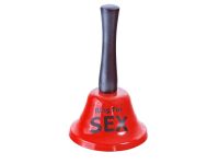 Detail k výrobkuPartyDeco červený zvonček s nápisom" Ring for sex" (1 ks)