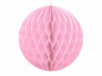 Detail k výrobkuPartydeco Dekoratívna papierová guľa ružová (10 cm)