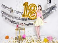 Obrázek k výrobku 21497 - PartyDeco Fóliový balón číslo \"1\" zlatý (86 cm)