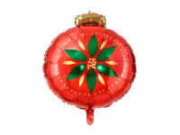 Detail k výrobkuPartyDeco Fóliový balón Vianočná guľa