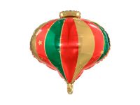 Detail k výrobkuPartyDeco Fóliový balón Cukrík zeleno-bielo-červený