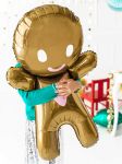 Obrázek k výrobku 20891 - PartyDeco Fóliový balón Perníkový panáčik