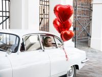 Obrázek k výrobku 21526 - PartyDeco Fóliový balón Srdce červené 61 cm