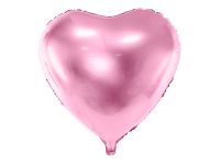 Detail k výrobkuPartyDeco Fóliový balón Srdce  ružové zlato (45 cm)