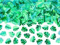 Detail k výrobkuPartyDeco Konfety na párty zelené listy metalické (15 g)