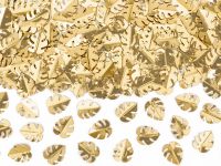 Detail k výrobkuPartyDeco Konfety na párty zlaté listy metalické (15 g)