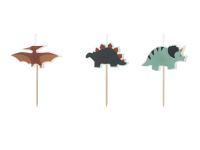 Detail k výrobkuPartyDeco Narodeninové sviečky Dinosaury 3cm 