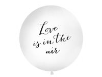 Detail k výrobkuPartyDeco obrovský balón biely Love is in the air 1 m (1 ks)