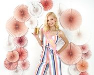 Obrázek k výrobku 22443 - PartyDeco Saténová šerpa ružová so zlatým \"Bride to Be\" (75 cm)
