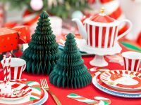 Obrázek k výrobku 20905 - PartyDeco Vianočná dekorácia  strom zelený (15 cm)