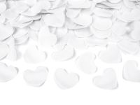 Obrázek k výrobku 22037 - PartyDeco Vystrelovacie konfety Srdcia biele (40 cm)