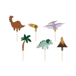 Obrázek k výrobku 26828 - PartyDeco Zápich  Dinosaury, 8-12 cm, mix