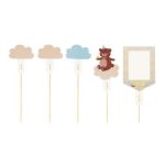 Obrázek k výrobku 26422 - PartyDeco Zápichy medvedík sada 12-14cm
