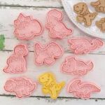 Obrázek k výrobku 26948 - Plastové vypichovače Dinosaury (8 ks)