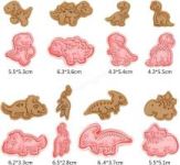 Obrázek k výrobku 26948 - Plastové vypichovače Dinosaury (8 ks)