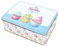 Obrázek k výrobku Plechová dóza velká Cupcakes