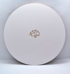 Detail k výrobkuPodnos pevný drevovláknitý biely kruh 28 cm  (1 ks)