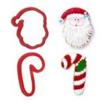 Obrázek k výrobku 27273 - Sada vykrajovačiek Santa a cukrová palička (2 ks)