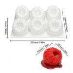 Obrázek k výrobku 27374 - Silikónová forma na pečenie/na mrazené dezerty Maliny (na 6 ks)