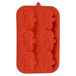 Obrázek k výrobku 27437 - Silikónová forma na pečenie/na mrazené dezerty Perníčky (na 6 ks)