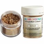 Obrázek k výrobku 26896 - Sugarflair cukrové kryštáliky – zlaté – 40 g
