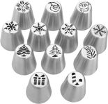 Detail k výrobkuSúprava trezírovacích špičiek s vianočnými motívmi (12 ks)