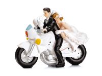 Detail k výrobkuPartyDeco Svadobná figúrka Novomanželia na motorke