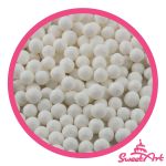 Obrázek k výrobku 24454 - SweetArt cukrové perly biele 5 mm (50g)