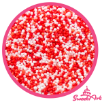 Detail k výrobkuSweetArt cukrový máčik bielý a červený (1kg)
