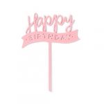 Detail k výrobkuTasty Me Zápich Happy Birthday ružový 
