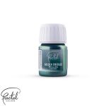 Detail k výrobkuTekutá metalická farba Fractal - Golden Emerald (30 ml)