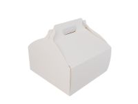 Obrázek k výrobku 25088 - Tortová krabica biela s uchytom 25x25x12cm (1ks)