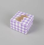 Obrázek k výrobku 26406 - Veľkonočná krabička kocka fialová (10x10x6,5 cm)
